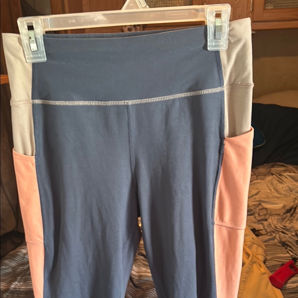 Avia Blue and Pink Leggings